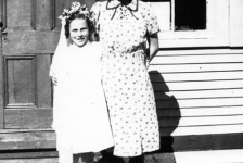 067: Mary Dunphy's First Communion, with Liz Barry. (circa 1938)  - Mary daughter of Thomas Dunphy &amp;amp; Anne Carroll; Liz daughter of Patrick Barry &amp;amp;  Bridget Barron.